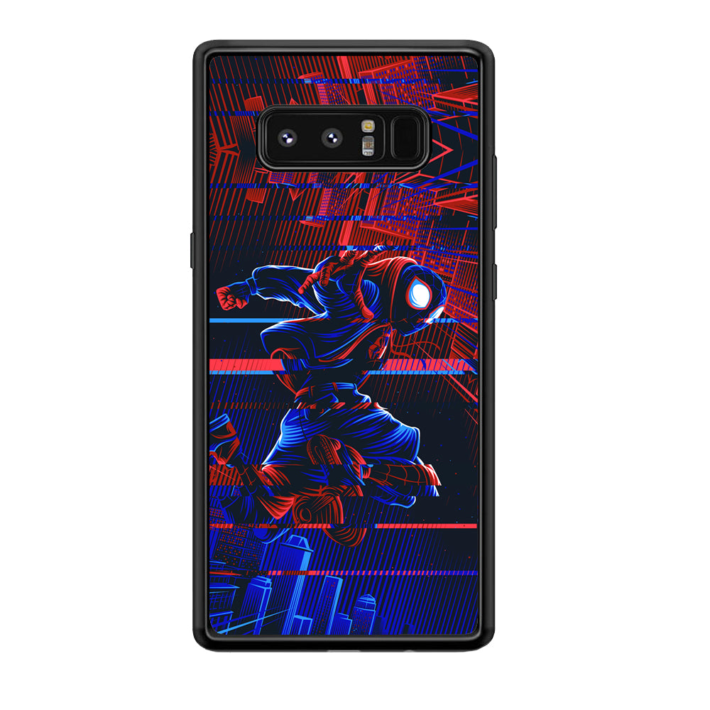 Spiderman Matrix World Samsung Galaxy Note 8 Case