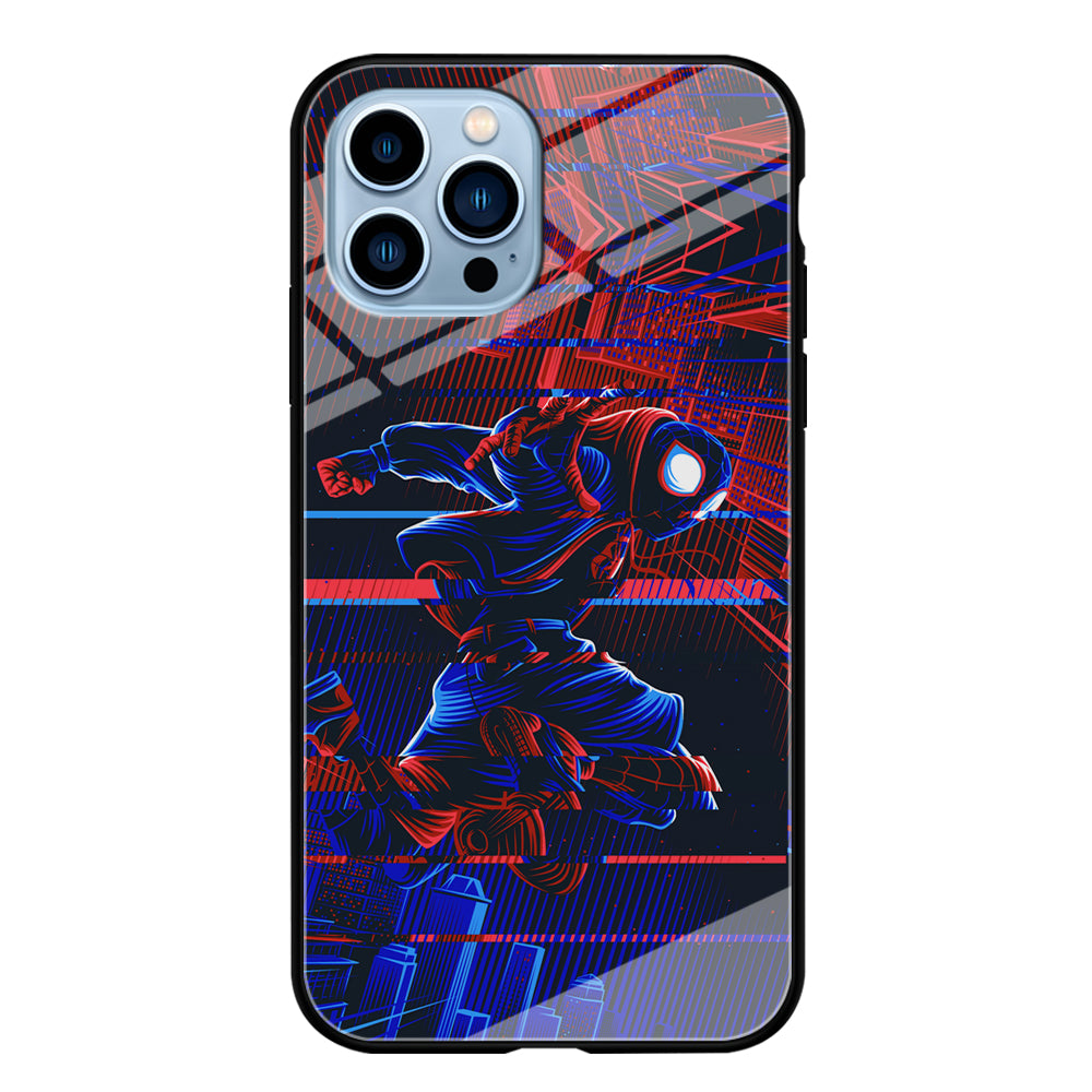 Spiderman Matrix World iPhone 13 Pro Max Case