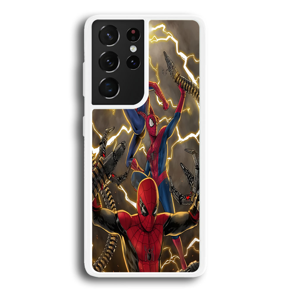 Spiderman VS Octopus Samsung Galaxy S21 Ultra Case