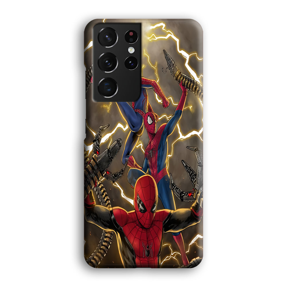 Spiderman VS Octopus Samsung Galaxy S21 Ultra Case