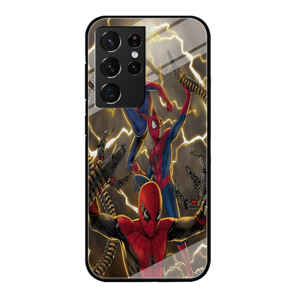 Spiderman VS Octopus Samsung Galaxy S21 Ultra Case