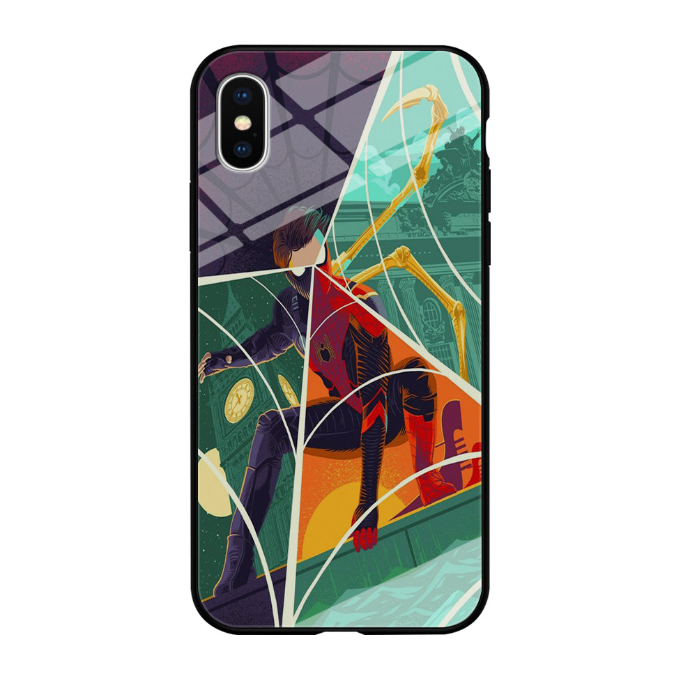 Spiderman Amazing Variation Cartoon Character iPhone X Case