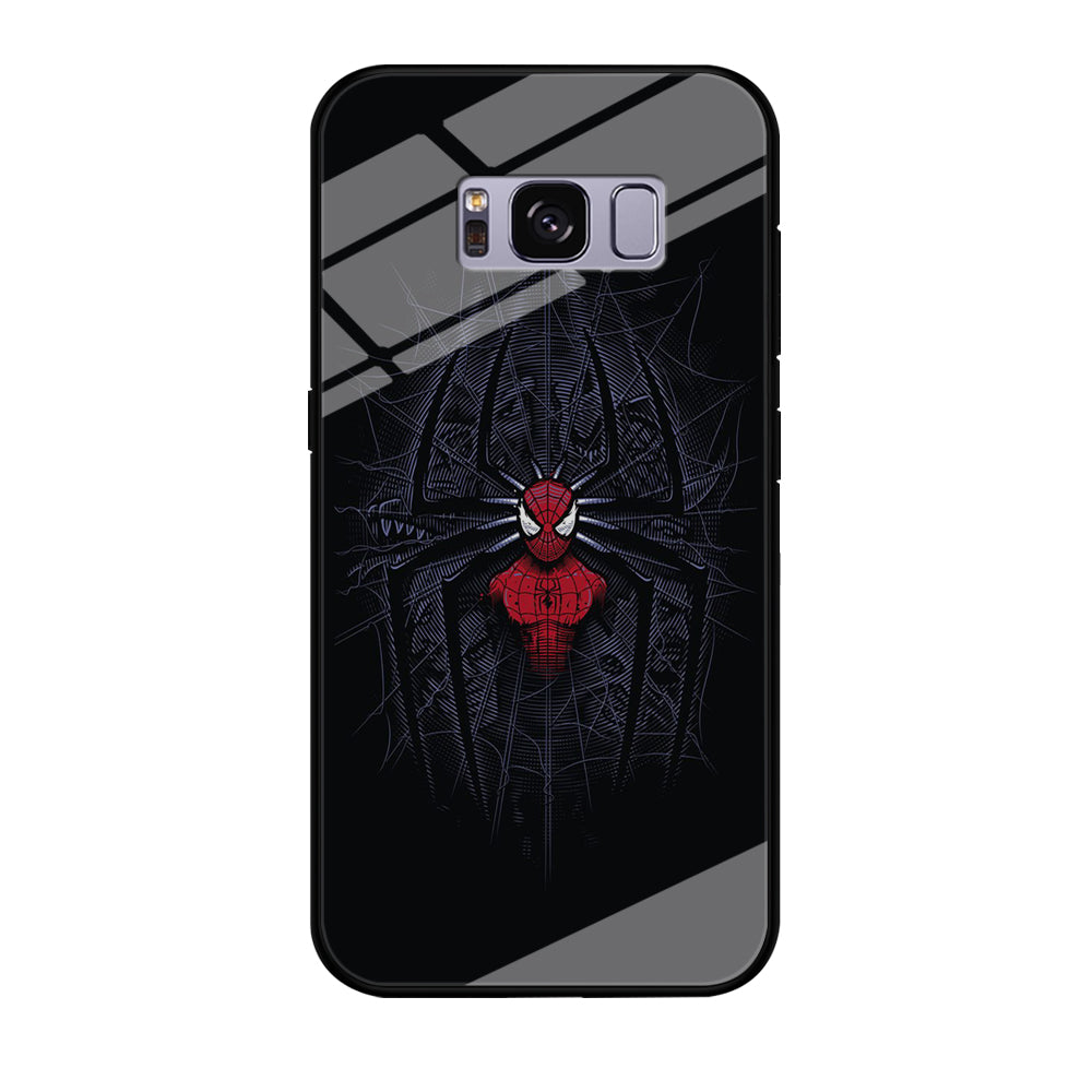 Spiderman Black Logo On The Net Samsung Galaxy S8 Plus Case