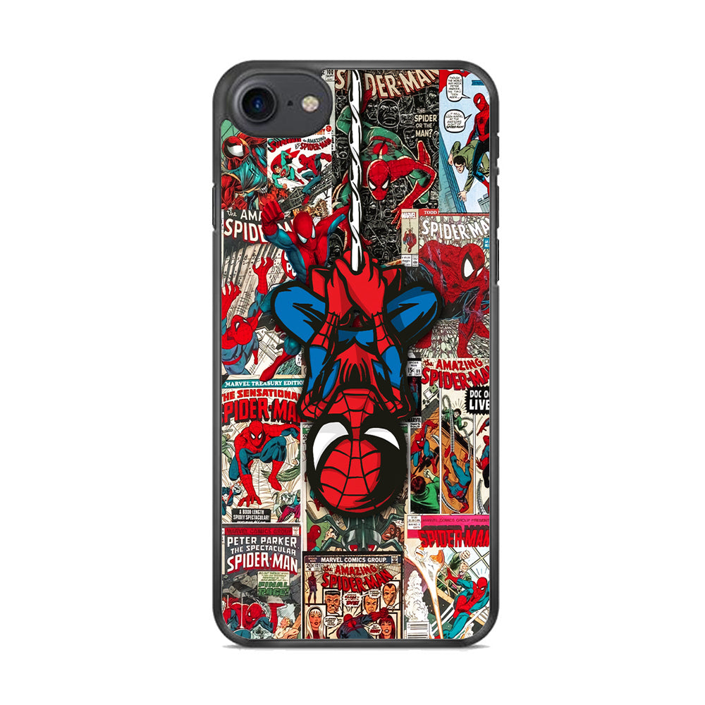 Spiderman Hanging Mode iPhone 8 Case