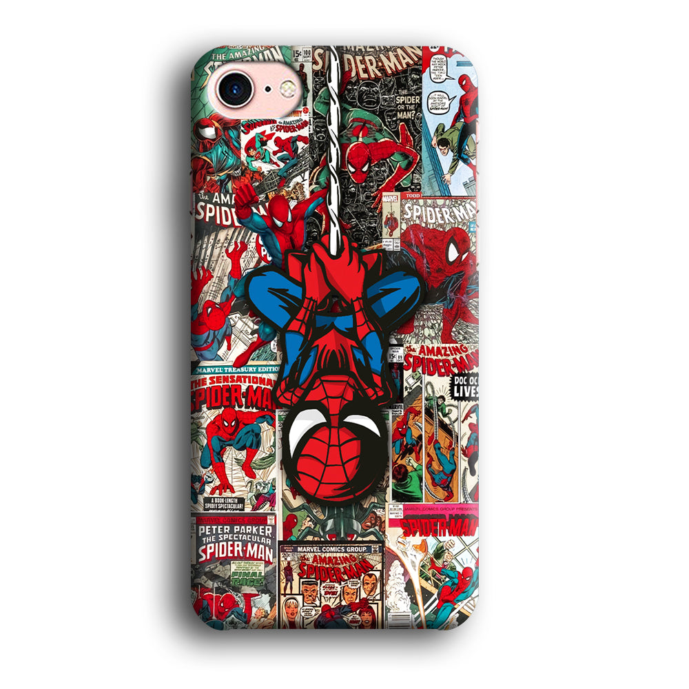 Spiderman Hanging Mode iPhone 8 Case