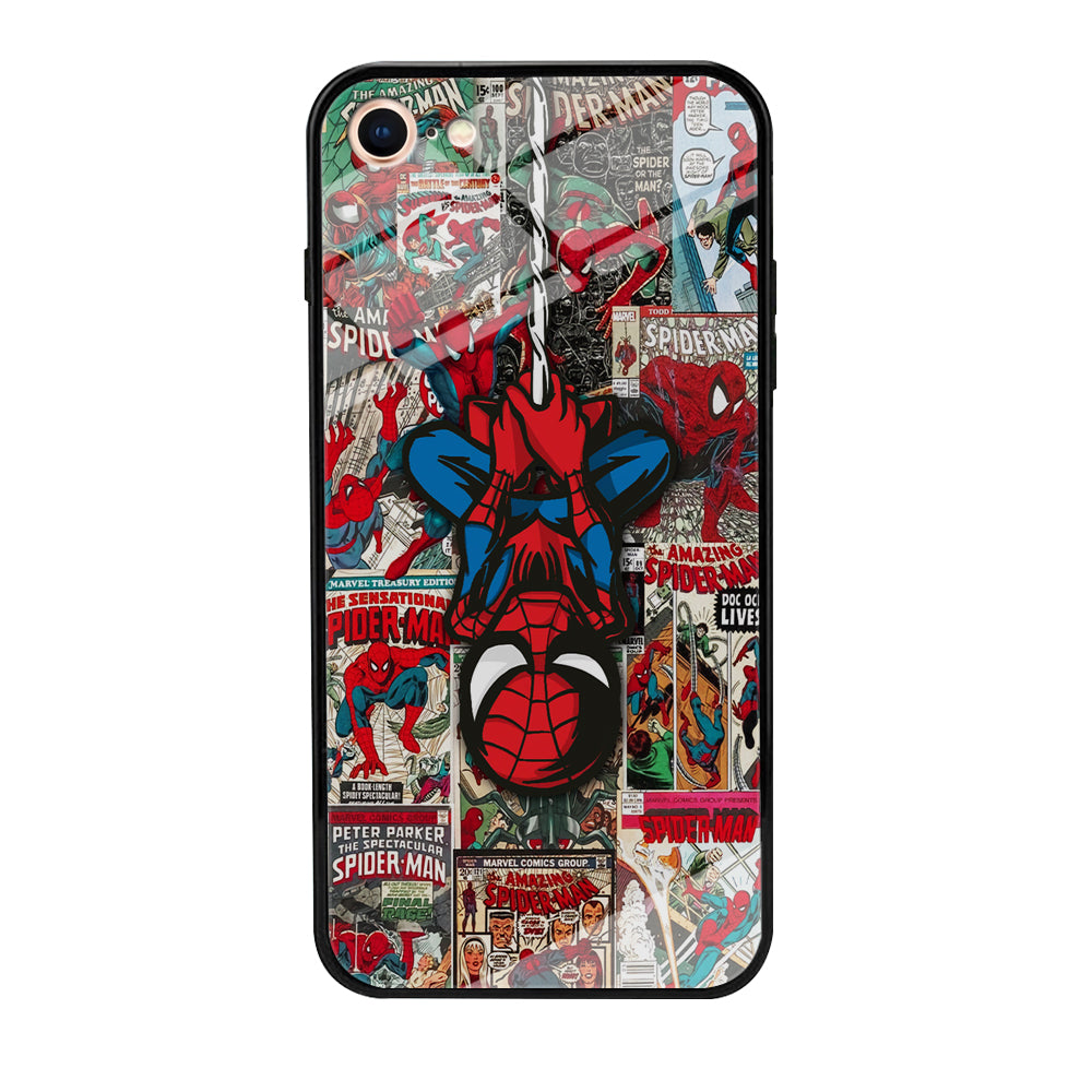 Spiderman Hanging Mode iPhone 8 Case
