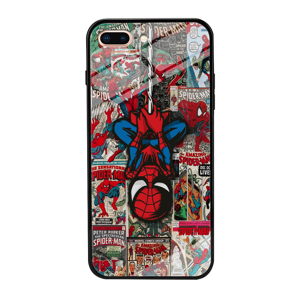 Spiderman Hanging Mode iPhone 7 Plus Case