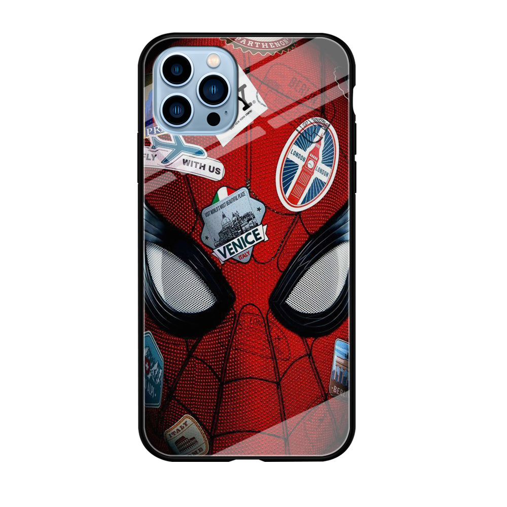 Spiderman Head Full Stickers iPhone 12 Pro Max Case