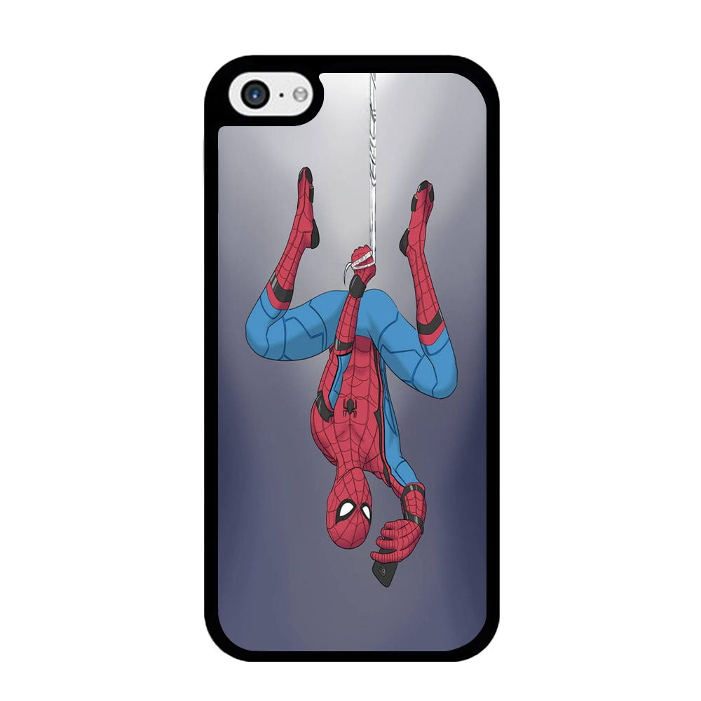 Spiderman Selfie While Hanging iPhone 5 | 5s Case - Carneyforia