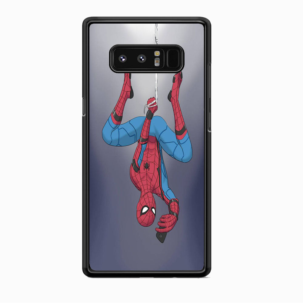 Spiderman Selfie While Hanging Samsung Galaxy Note 8 Case