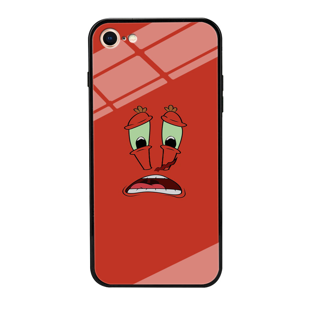 CSpongeBob Mr. Krabs Speechless Face iPhone 8 Case