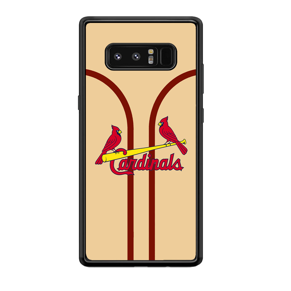 St Louis Cardinals Creammy Jersey Samsung Galaxy Note 8 Case