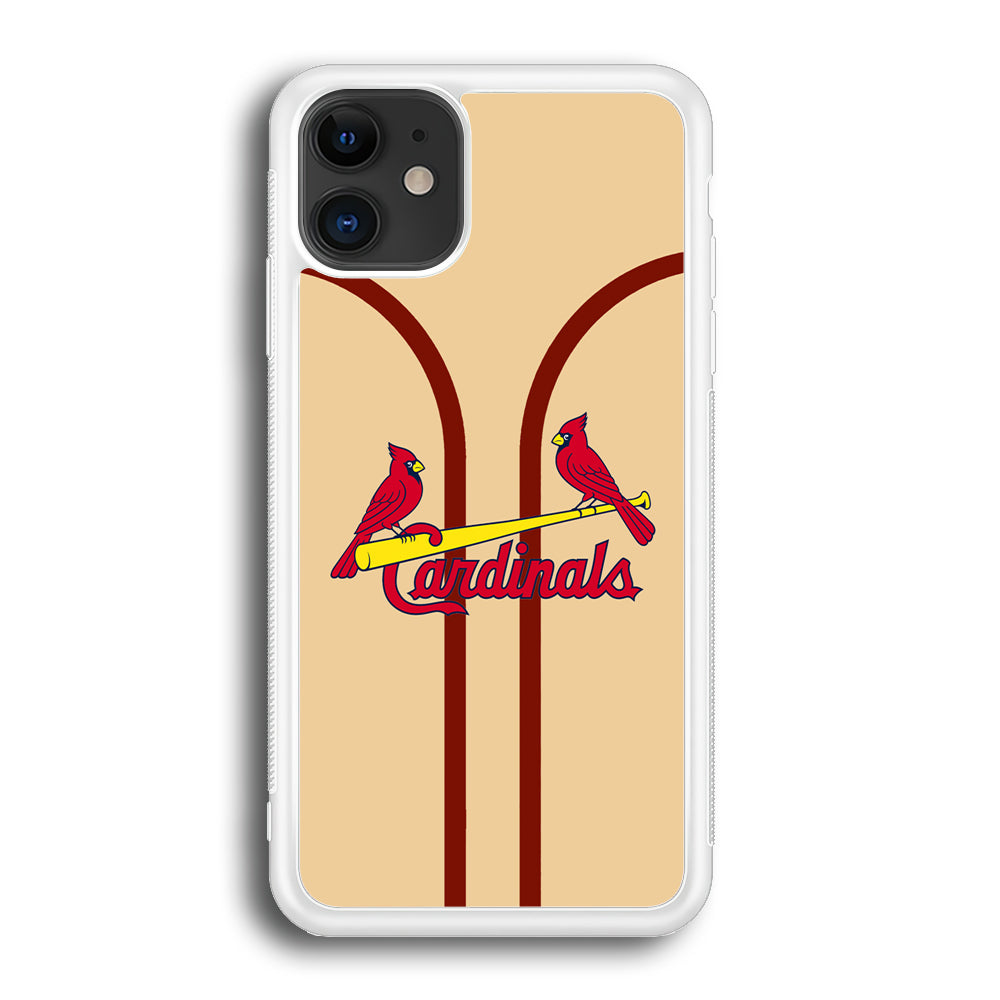 St Louis Cardinals Creammy Jersey iPhone 12 Case