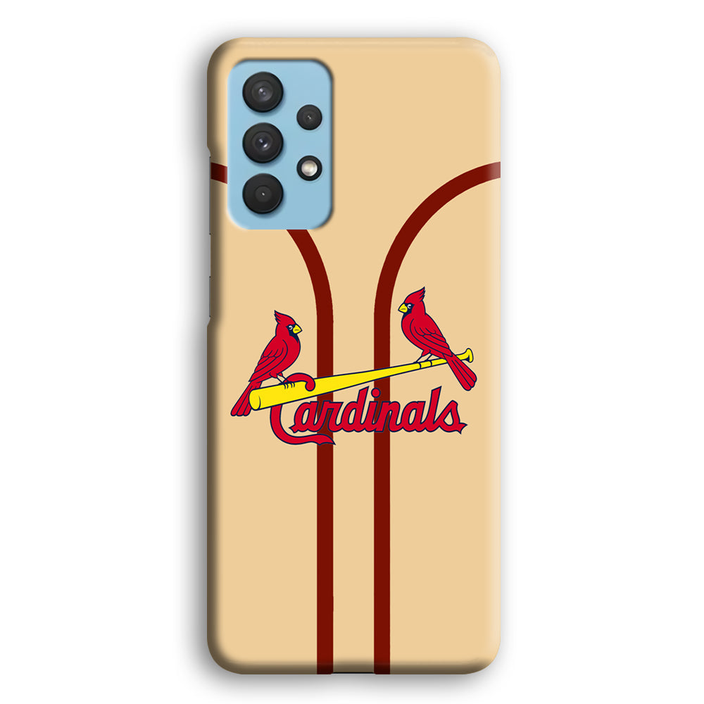 St Louis Cardinals Creammy Jersey Samsung Galaxy A32 Case