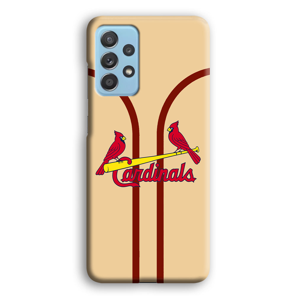 St Louis Cardinals Creammy Jersey Samsung Galaxy A52 Case