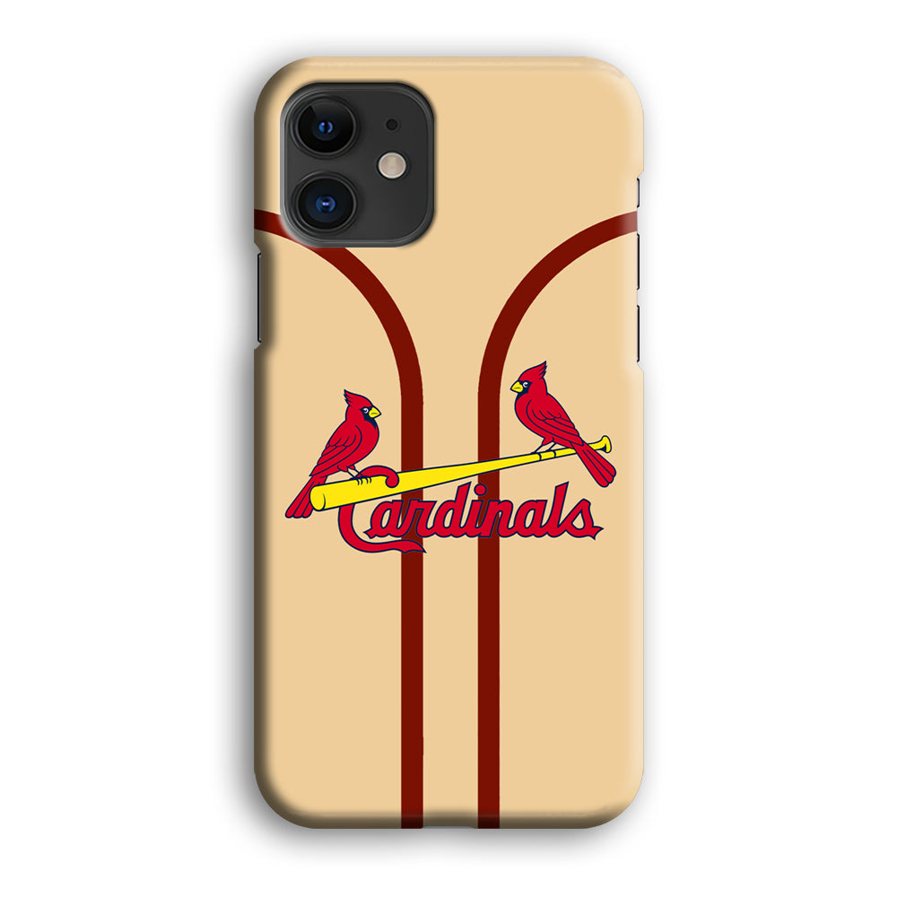 St Louis Cardinals Creammy Jersey iPhone 12 Case