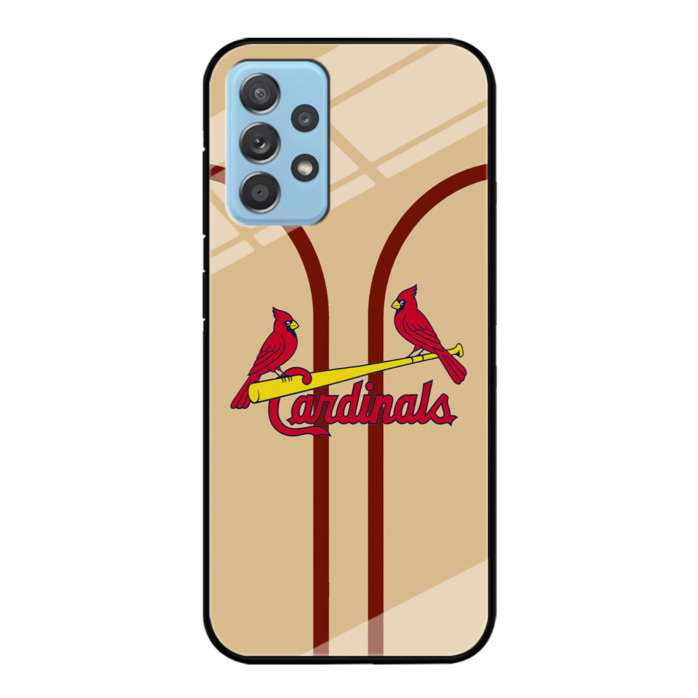 St Louis Cardinals Creammy Jersey Samsung Galaxy A52 Case