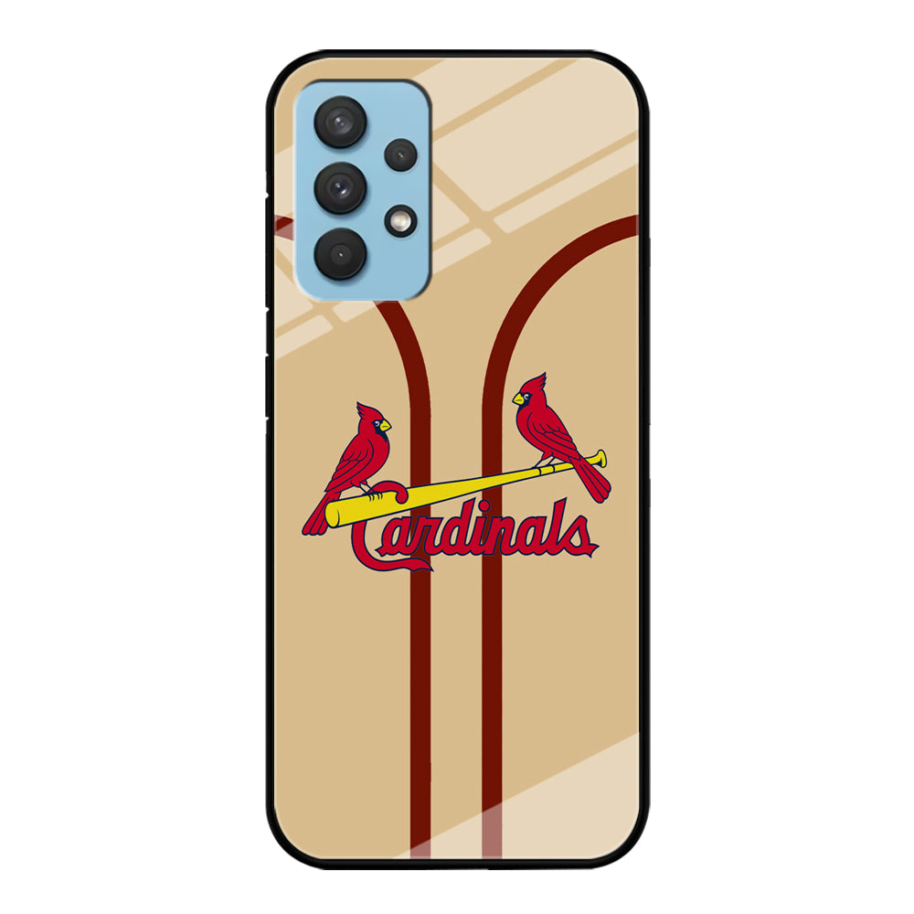 St Louis Cardinals Creammy Jersey Samsung Galaxy A32 Case