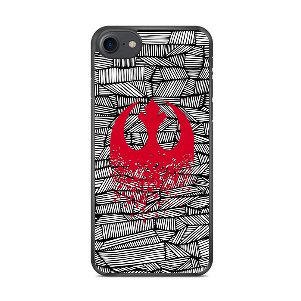 Star War Red Rebel Alliance iPhone 8 Case