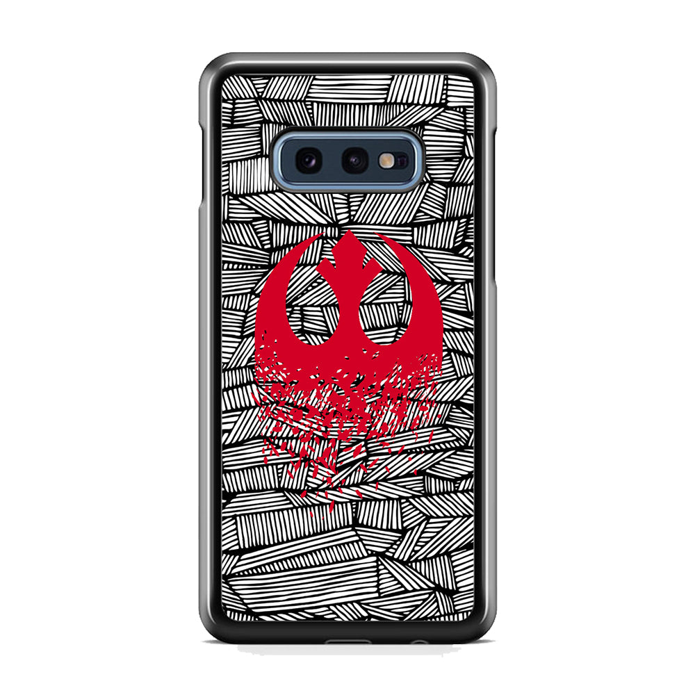 Star War Red Rebel Alliance Samsung Galaxy S10E Case
