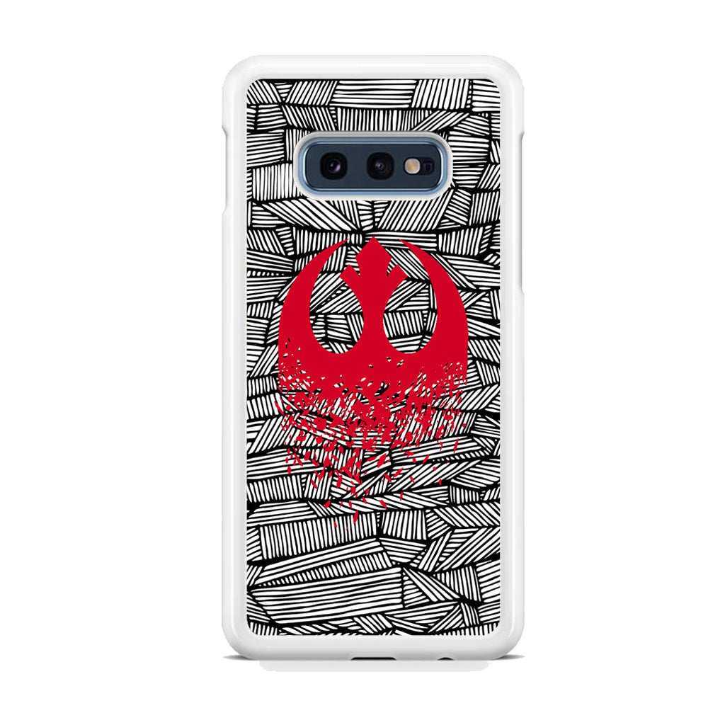 Star War Red Rebel Alliance Samsung Galaxy S10E Case