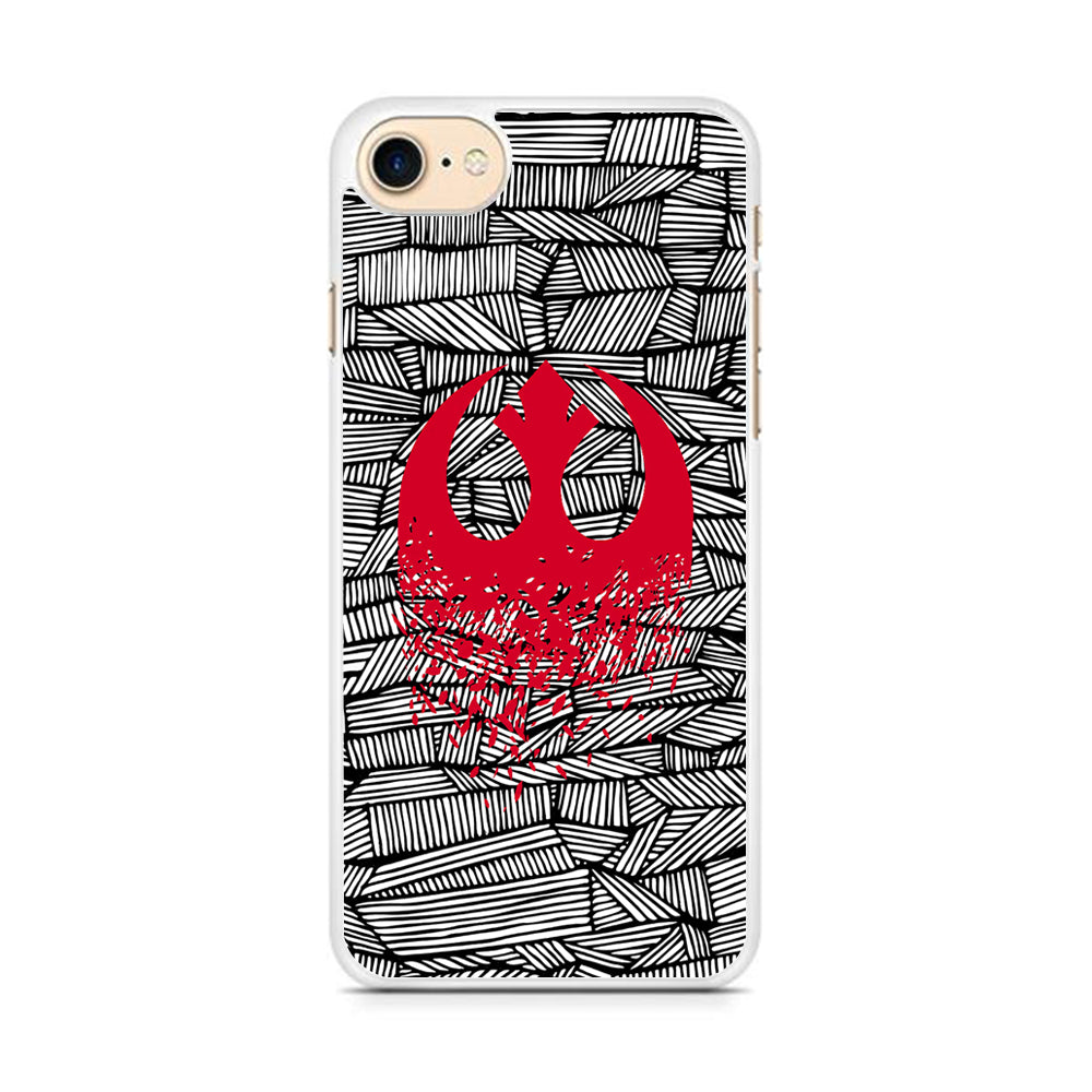 Star War Red Rebel Alliance iPhone 8 Case