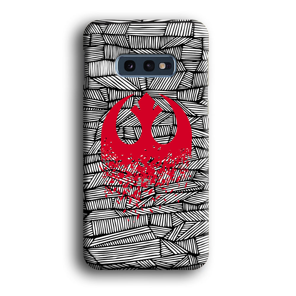 Star War Red Rebel Alliance Samsung Galaxy S10E Case