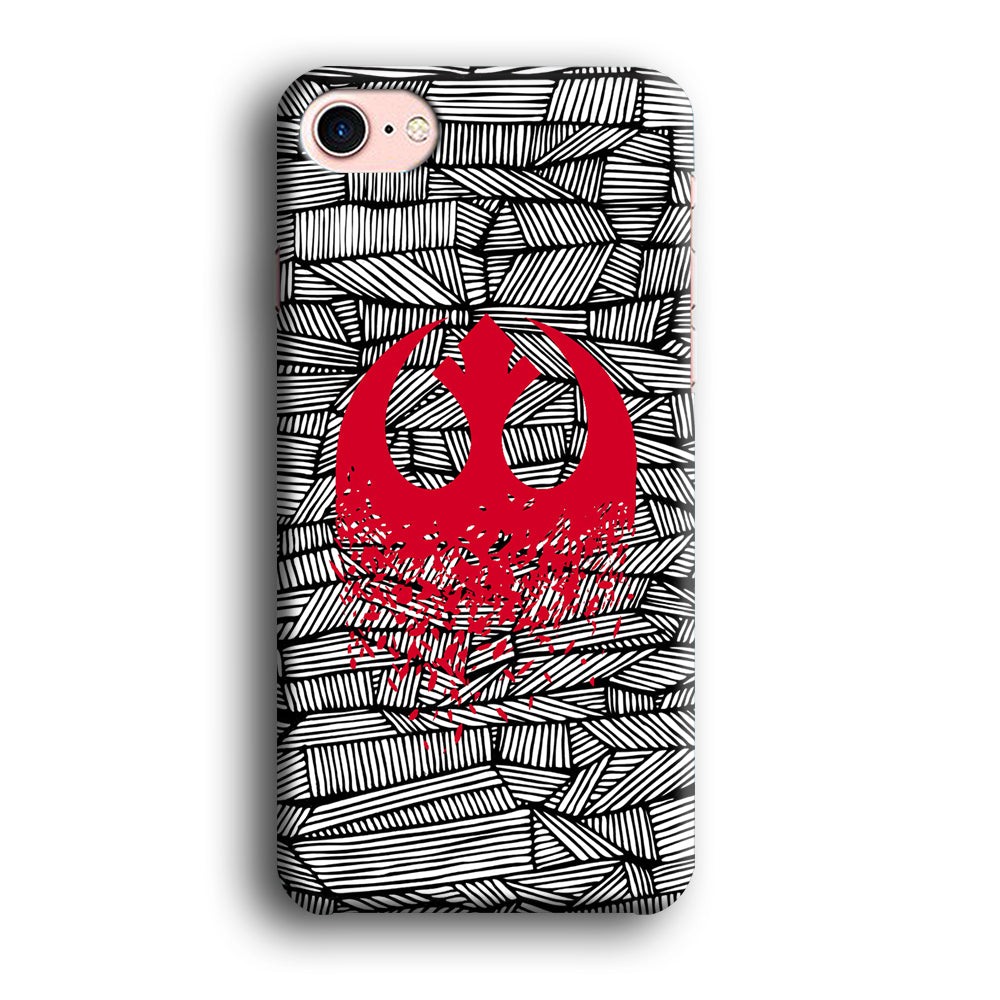 Star War Red Rebel Alliance iPhone 8 Case