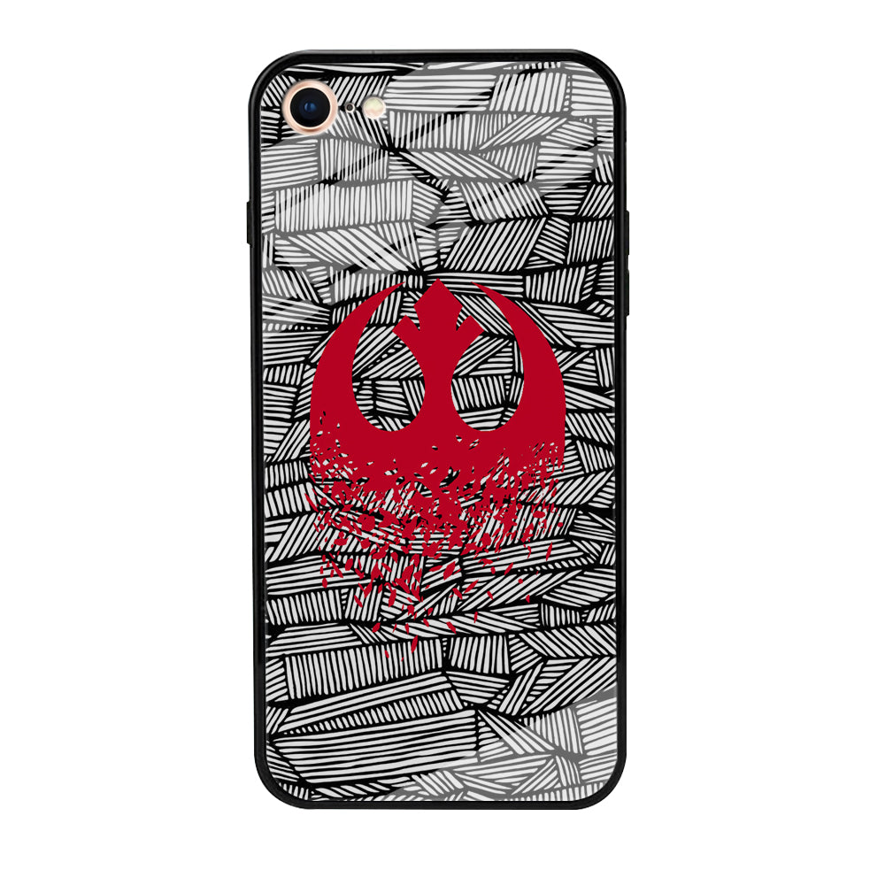 Star War Red Rebel Alliance iPhone 8 Case