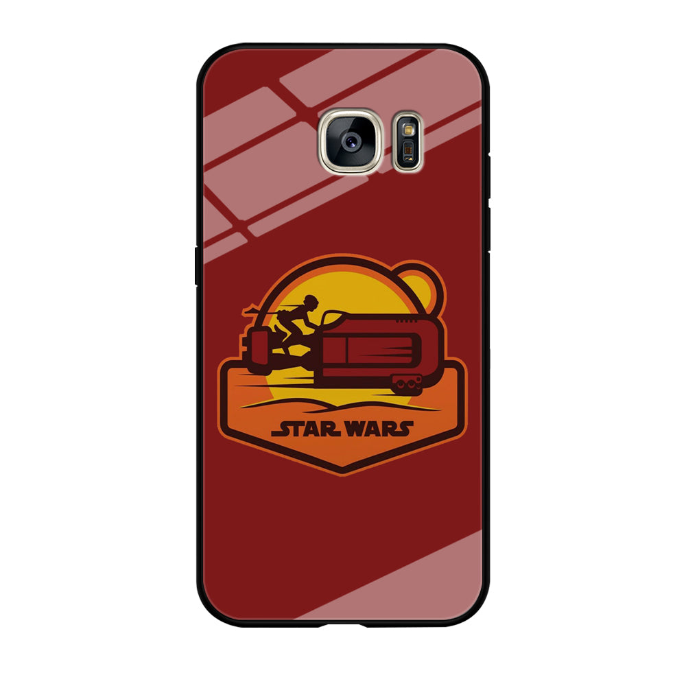 Star Wars Message and Code Samsung Galaxy S7 Edge Case