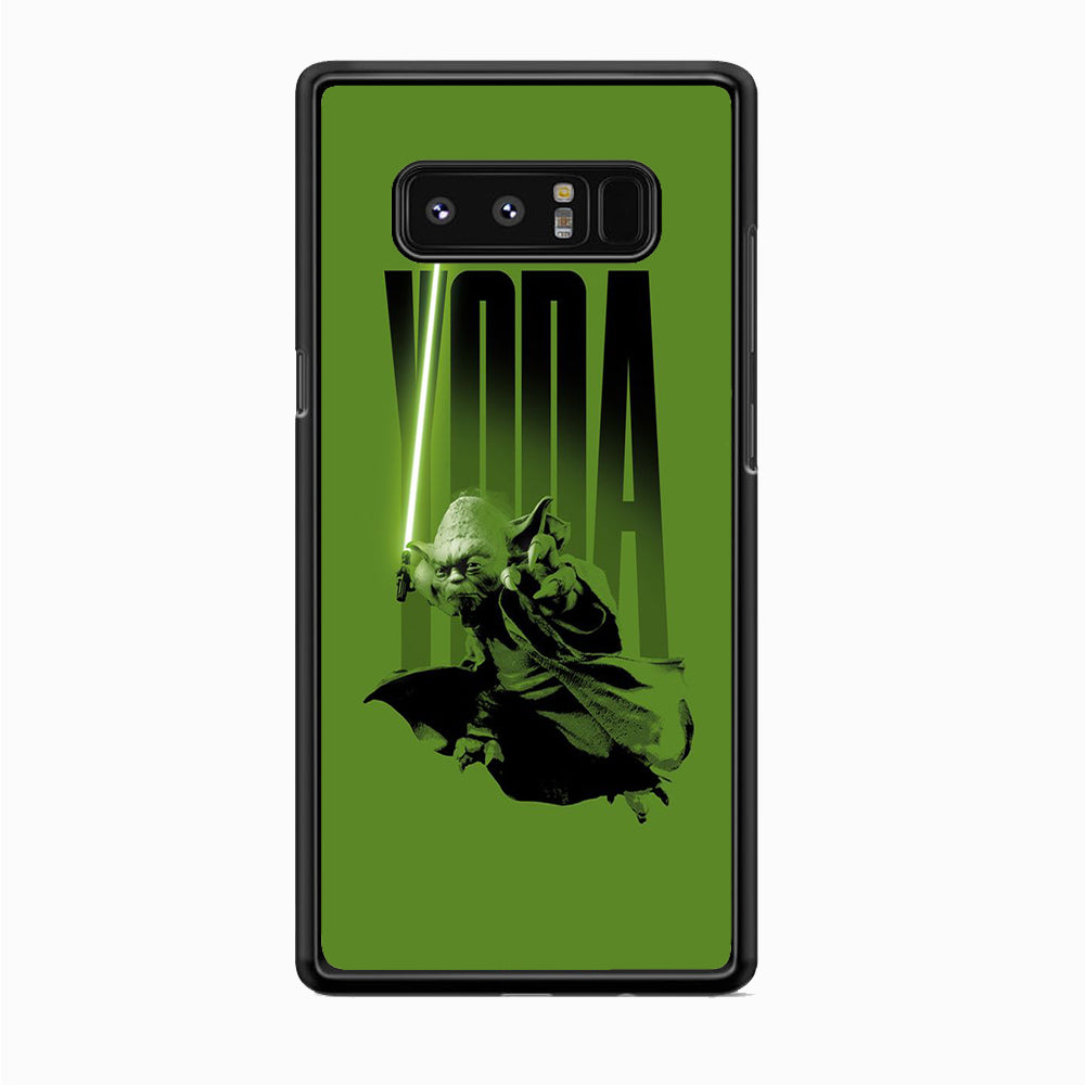 Star Wars Yoda Green Lightsaber Samsung Galaxy Note 8 Case