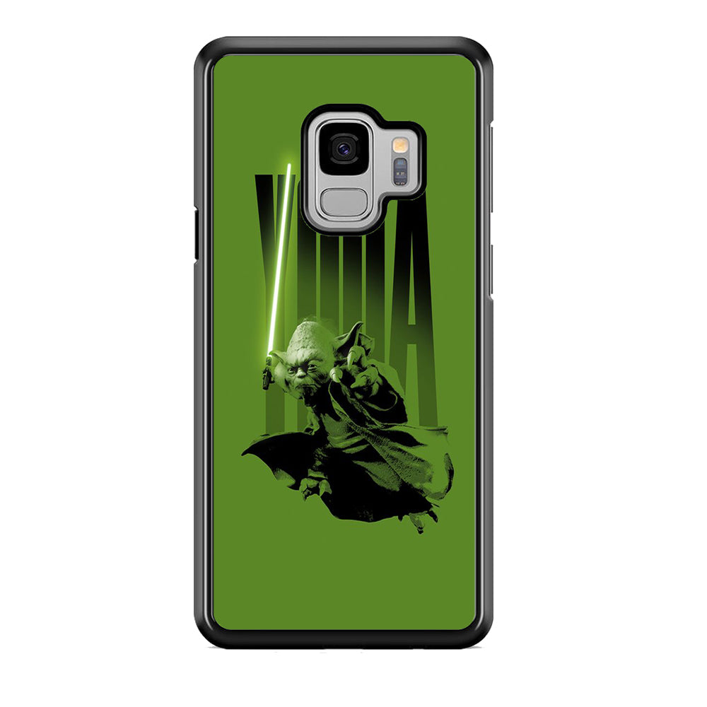 Star Wars Yoda Green Lightsaber Samsung Galaxy S9 Case Default Title