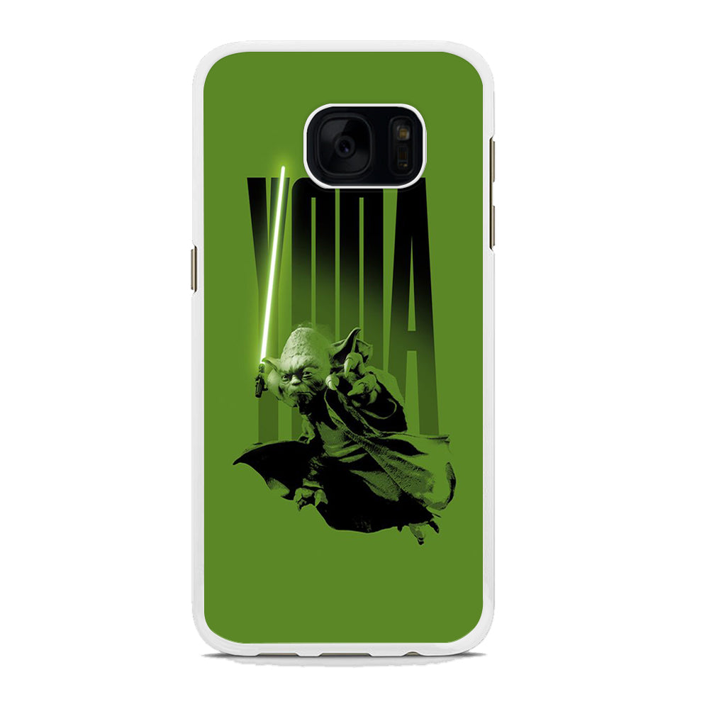 Star Wars Yoda Green Lightsaber Samsung Galaxy S7 Edge Case