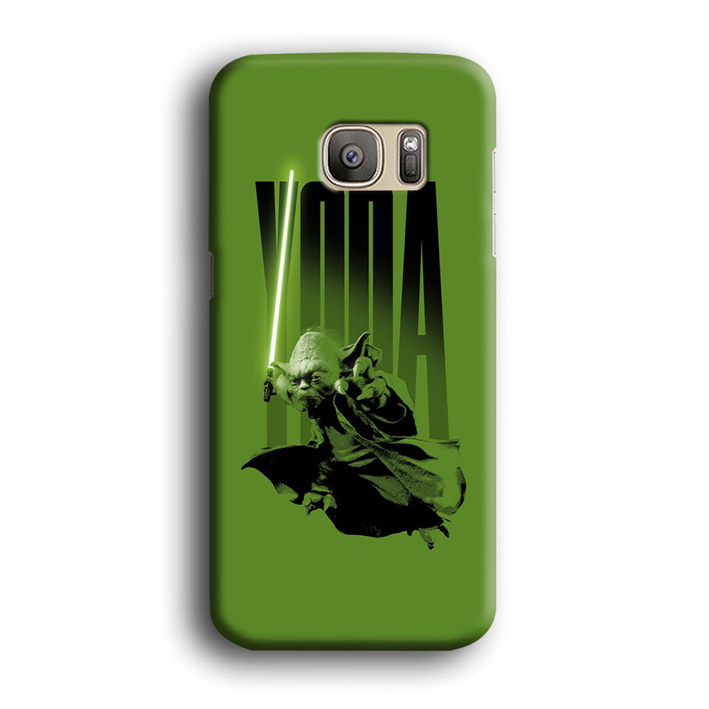 Star Wars Yoda Green Lightsaber Samsung Galaxy S7 Edge Case
