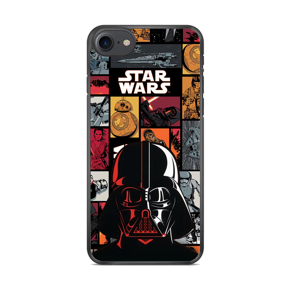 Starwars The Dart Vader Silhouette iPhone 8 Case