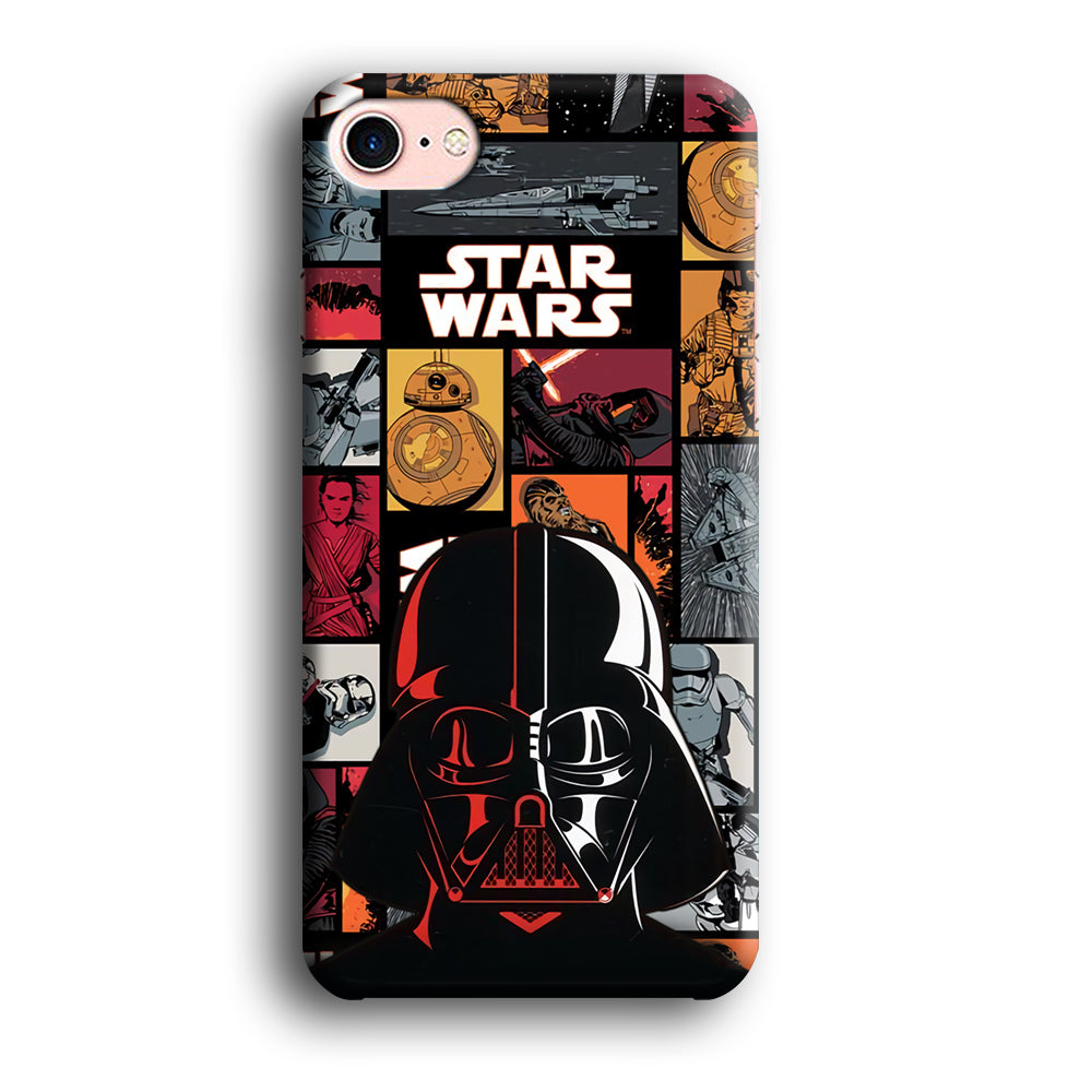 Starwars The Dart Vader Silhouette iPhone 8 Case