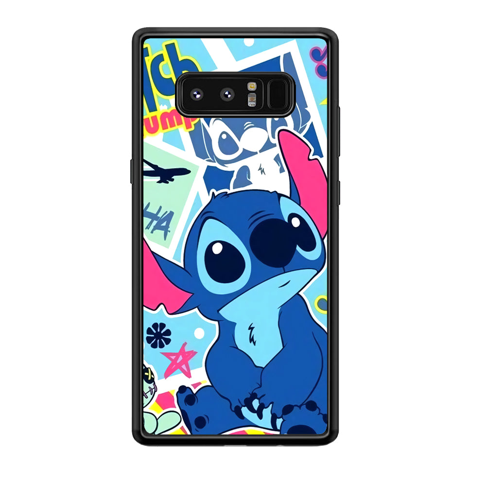 Stitch Cute Stare Samsung Galaxy Note 8 Case