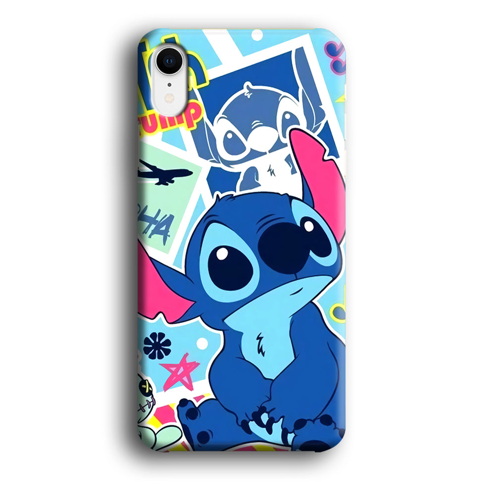 Stitch Cute Stare iPhone XR Case