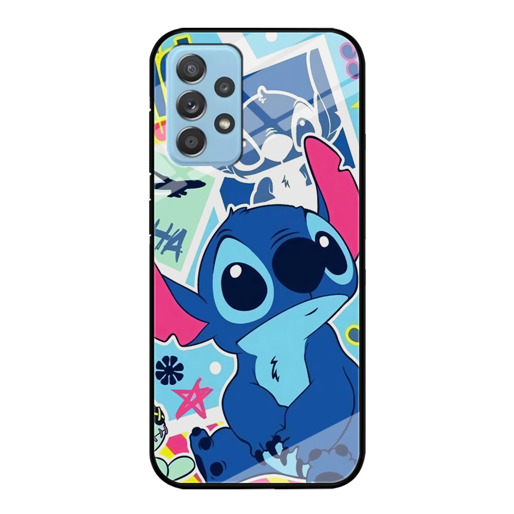 Stitch Cute Stare Samsung Galaxy A52 Case