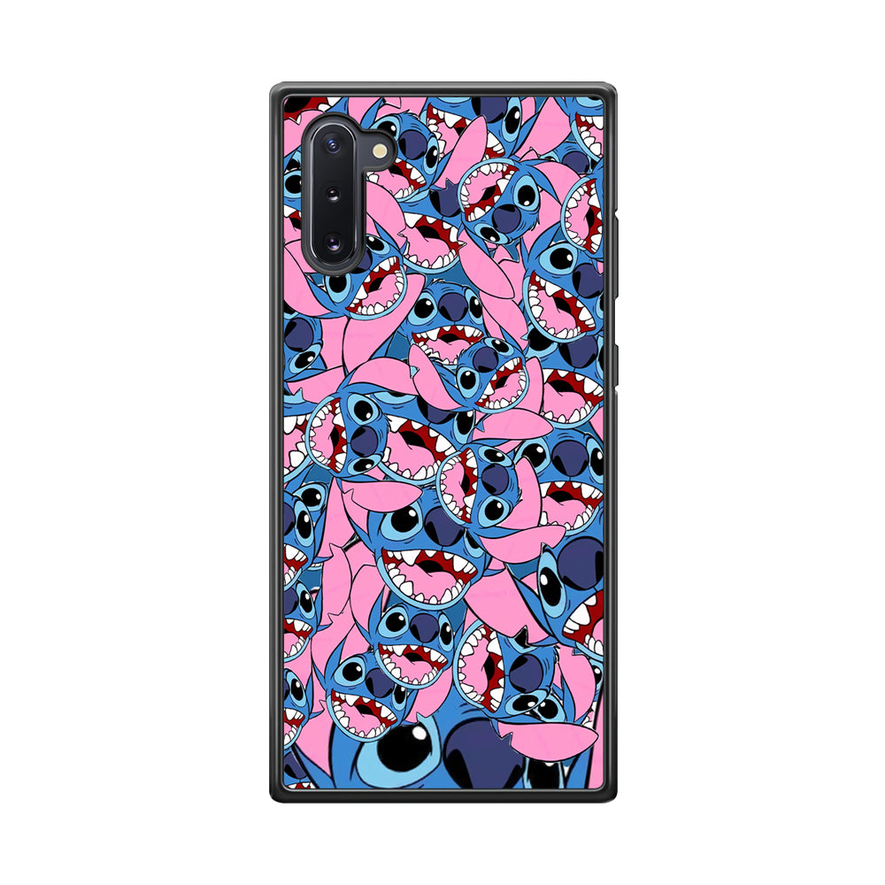 Stitch Laugh Face Samsung Galaxy Note 10 Case