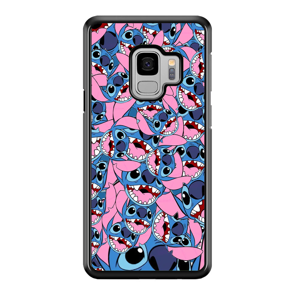 Stitch Laugh Face Samsung Galaxy S9 Case Default Title