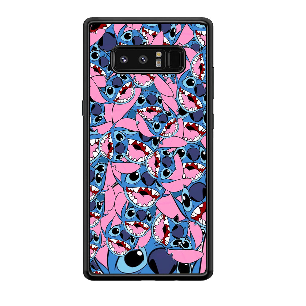 Stitch Laugh Face Samsung Galaxy Note 8 Case