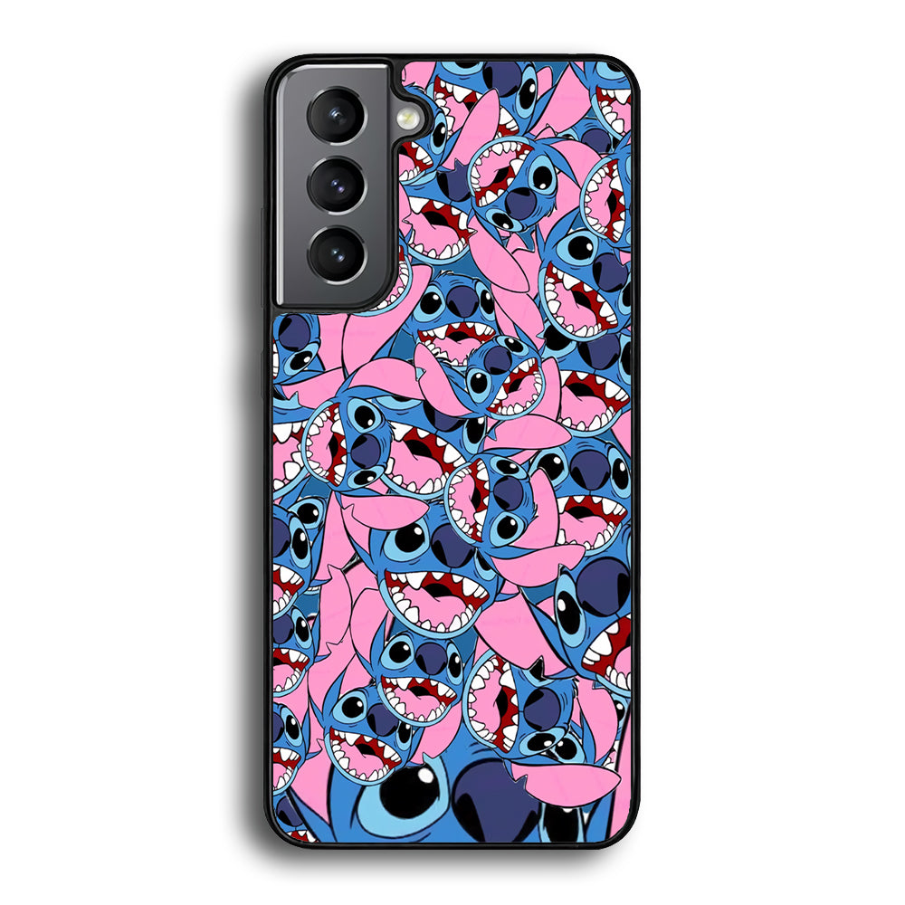 Stitch Laugh Face Samsung Galaxy S21 Plus Case - Carneyforia