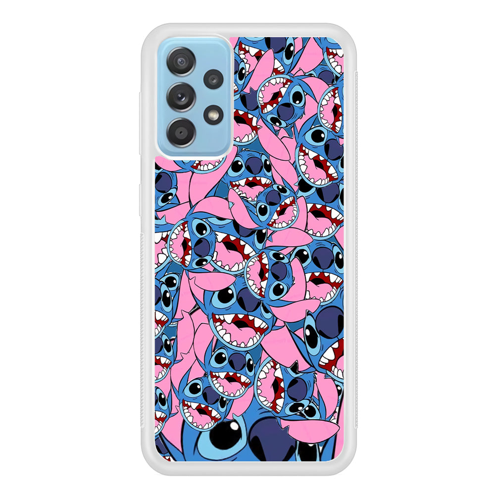 Stitch Laugh Face Samsung Galaxy A52 Case