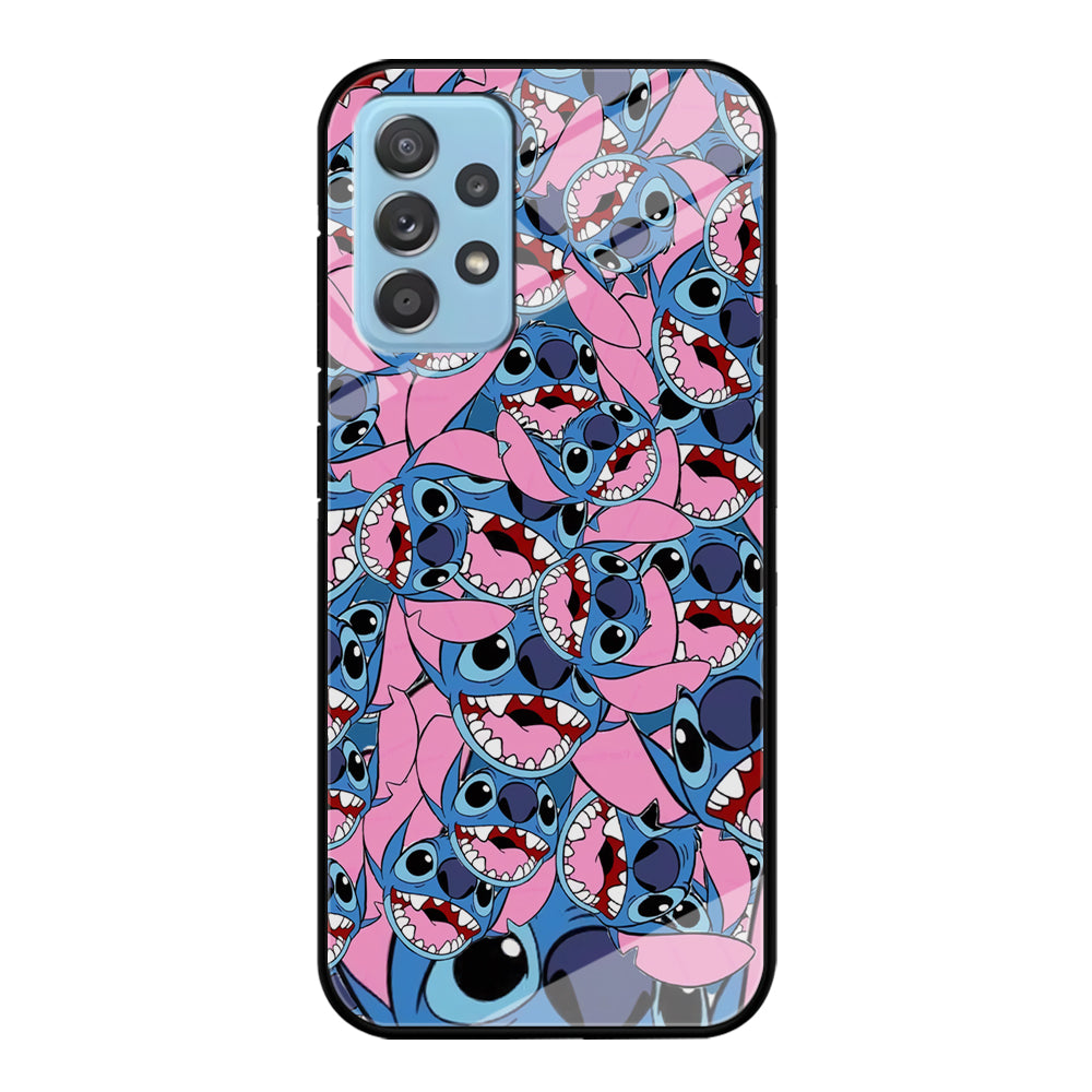 Stitch Laugh Face Samsung Galaxy A52 Case