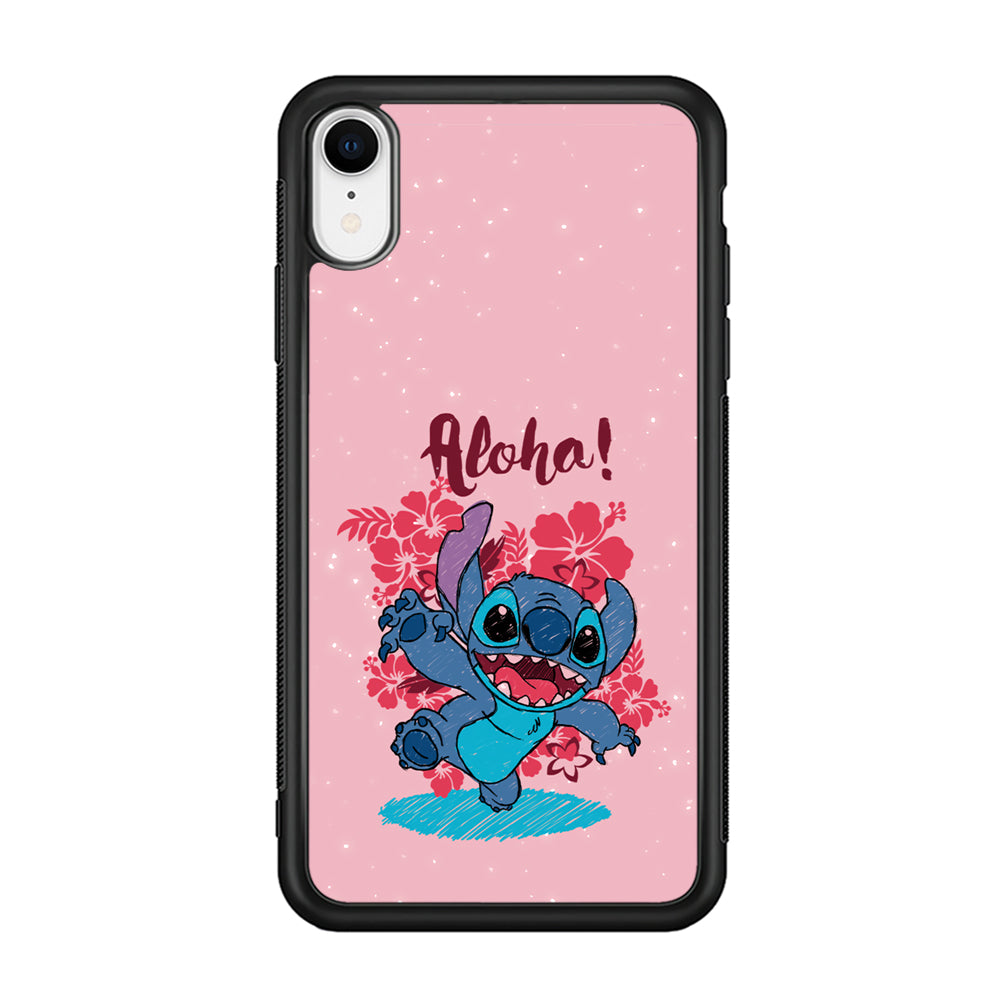 Stitch Paint Art iPhone XR Case