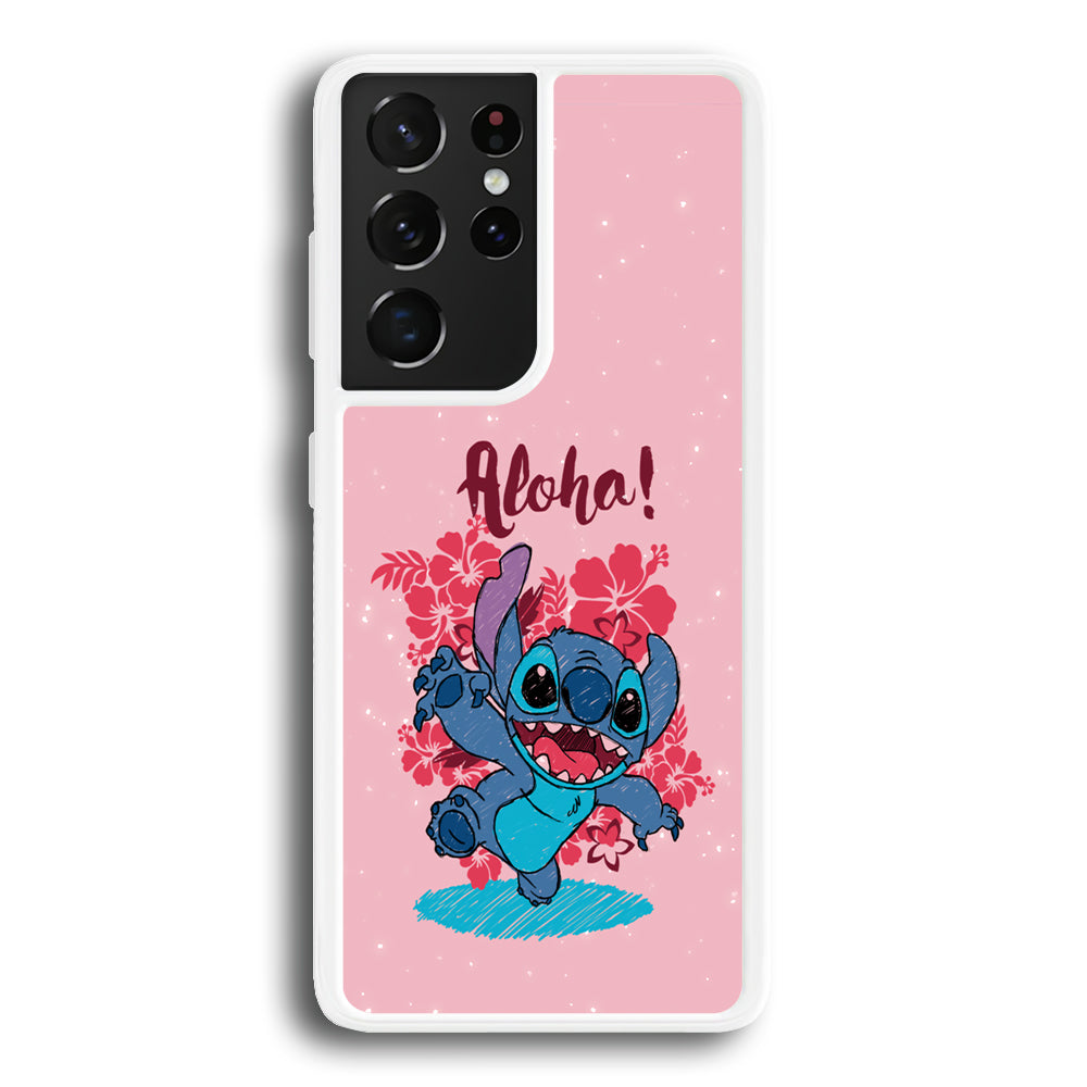 Stitch Paint Art Samsung Galaxy S21 Ultra Case