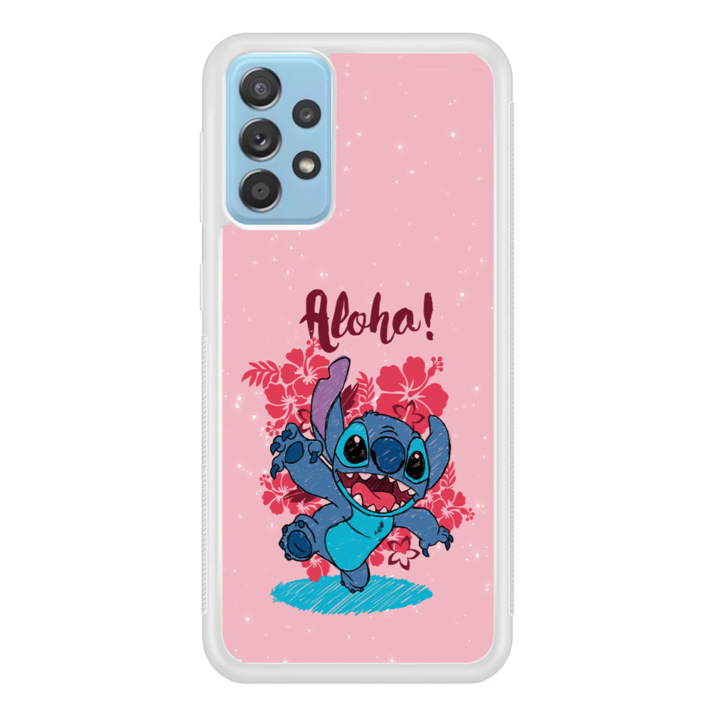 Stitch Paint Art Samsung Galaxy A52 Case