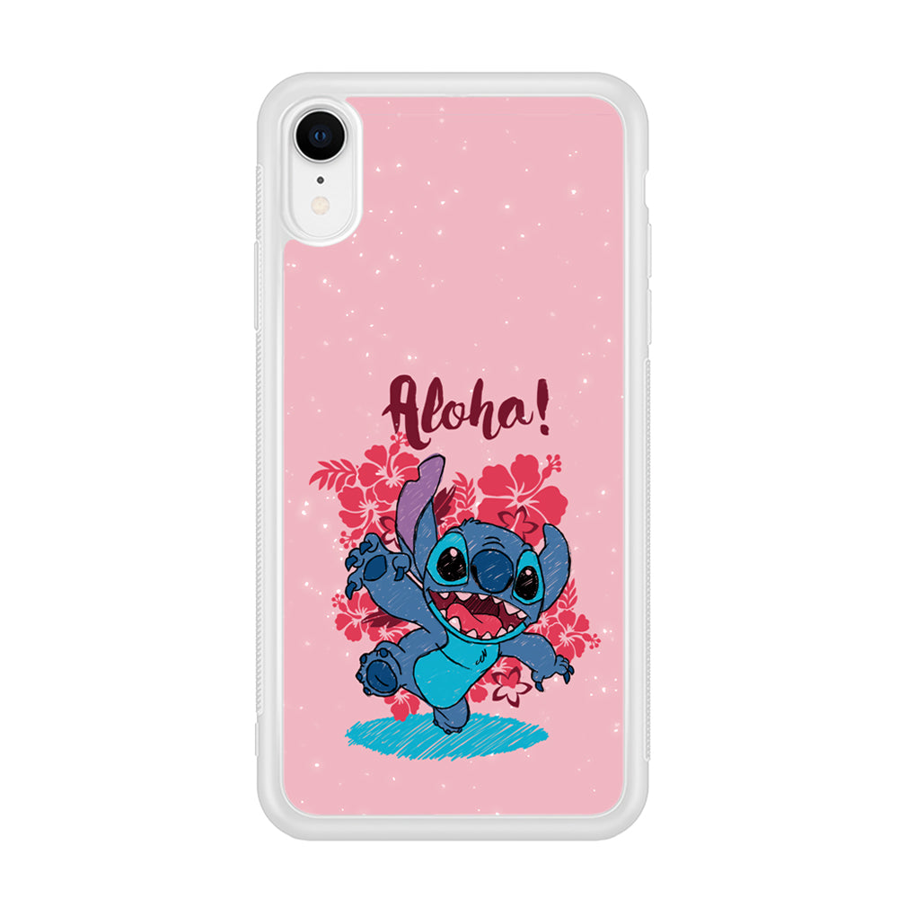 Stitch Paint Art iPhone XR Case