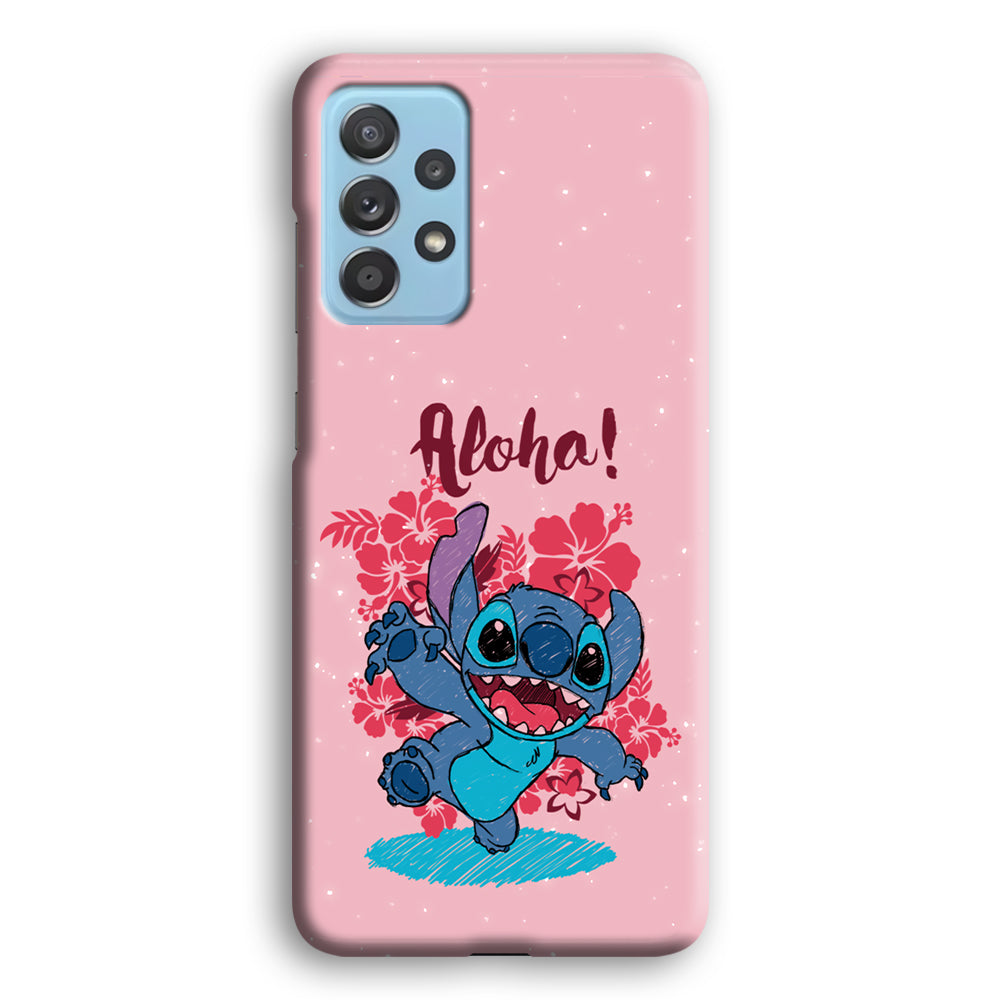 Stitch Paint Art Samsung Galaxy A52 Case
